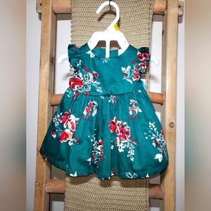 Carter's Floral Sateen Dress